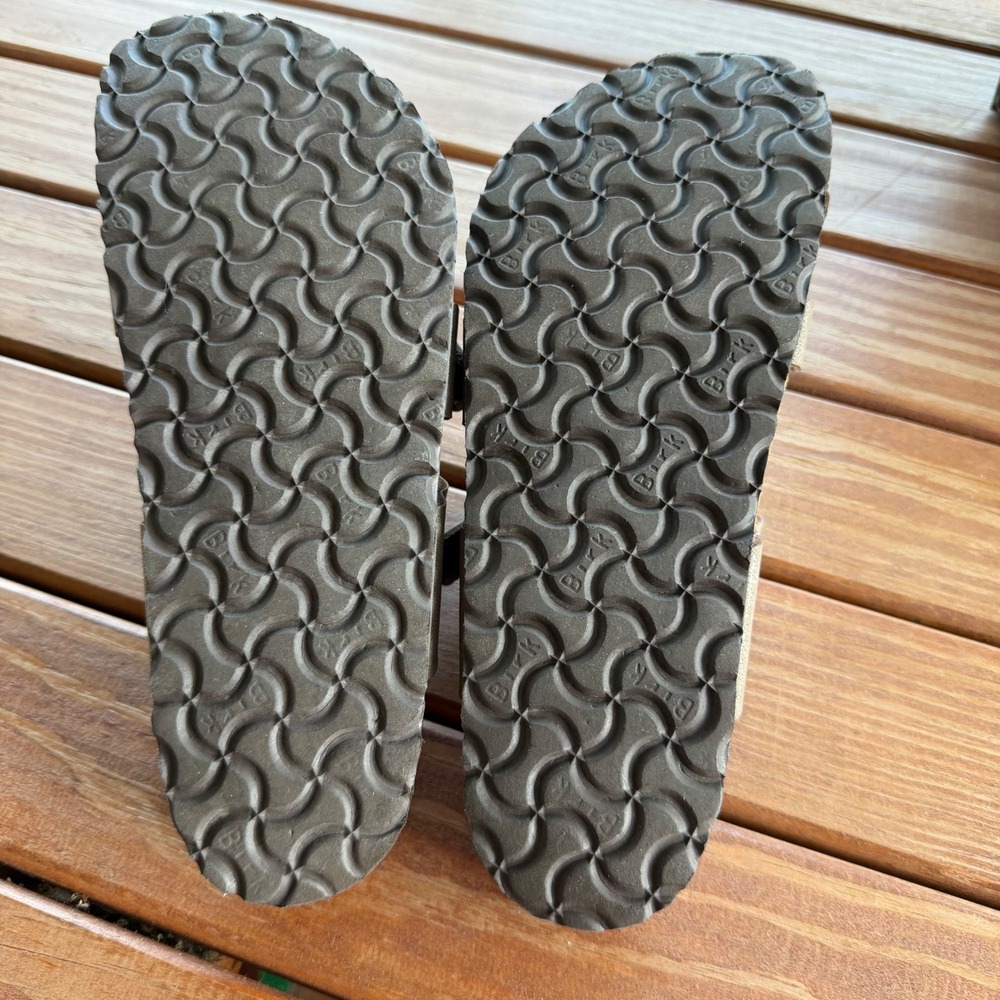 Birkenstock Mayari Stone Birko-Flor Toe Loop Sandals Mocha Brown EU39 US 8-8.5W - Picture 10 of 11